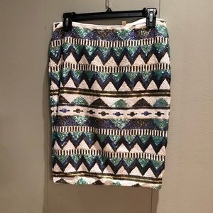 Lily White sequined skirt